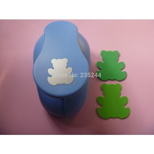 Free shipping 3 inch (about 6.6cm )Bear design of eva punches craft punch for Scrapbooking paper cutter paper punch