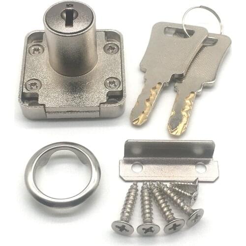 RAYLOCK Security AT Flat Key Home And Office Furniture Drawer Lock For Wooden Steel Cabinets