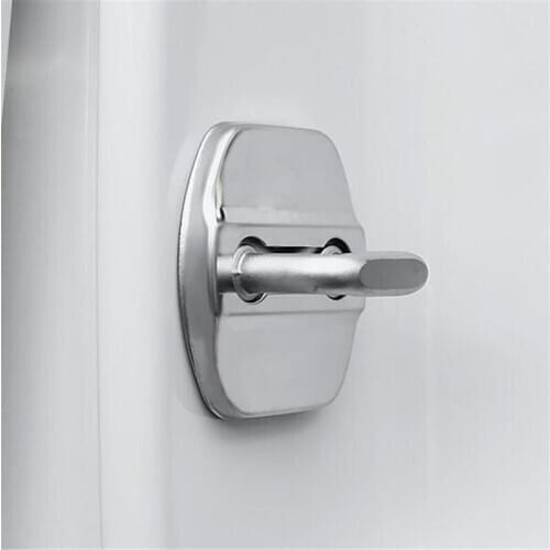 4pcs Car Door Lock Anti Rust Cover For Renault Koleos Kadjar Captur Clio Megane Duster Latitude Laguna Talisman Scenic Fluenec