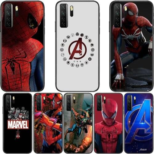 The Amazing Spiderman Black Soft Cover The Pooh For Huawei Nova 8 7 6 SE 5T 7i 5i 5Z 5 4 4E 3 3i 3E 2i Pro Phone Case cases