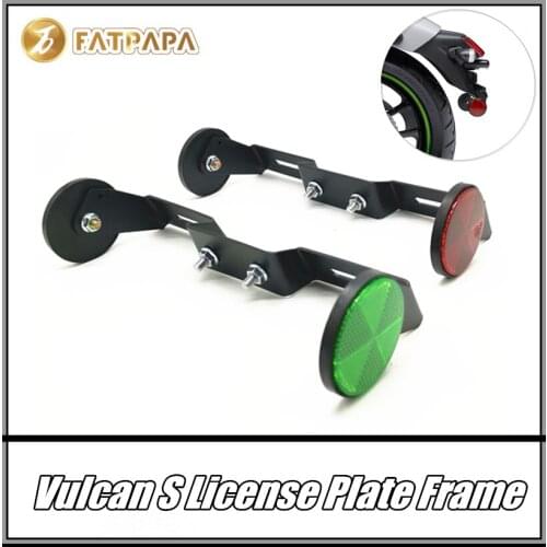 FOR KAWASAKI Vulcan S VN650 650 Motorcycle Accessories License Plate Frame Stainless Steel