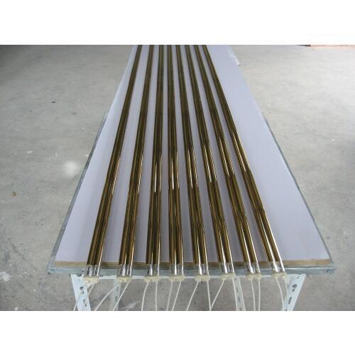 Twin tube IR emitter medium wave infrared lamp Quartz glass heater element for drying