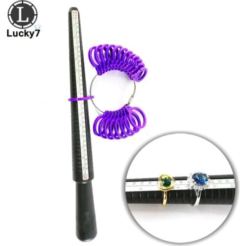 Jewellery Tools Ring Size Mandrel Stick Finger Gauge Ring Sizer Measuring Jewelry Tool Set Ring Size Fashion Jewellery Tools