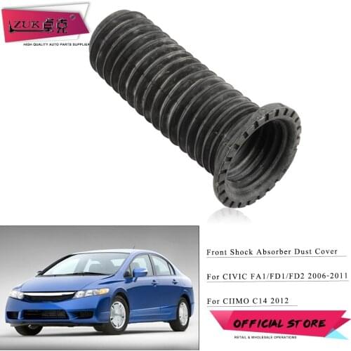 ZUK Front Shock Absorber Boot Dust Cover Kit Upper Spring Seat For HONDA For CIVIC 2006 2007 2008 2009 2010 2011 FA1 FD1 FD2