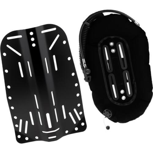 Scuba Diving Donut Wing 30lb/13.3kg with Single Tube & Technical Diving Back Plate Backplate Dive Gear Equipment