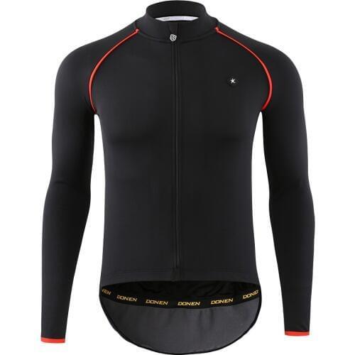 DONEN Spring Autumn Winter Black soft shell Thickening Men Cycling Jackets Cycling Windproof Jacket Coat Keep Warm Bike Cycling