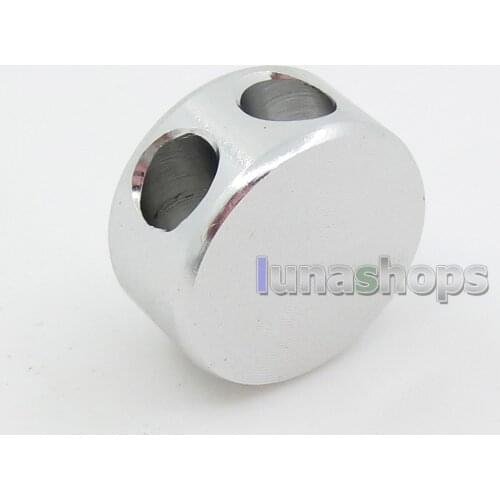 LN005850 L Size Full Metal Speaker Headphone Cable Audio Movement Part Splitter Adapter For DIY Custom Cable