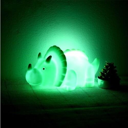 Mini dinosaur lamp kids night light home decoration glow in dark toy cartoon LED glow in the dark kids toys