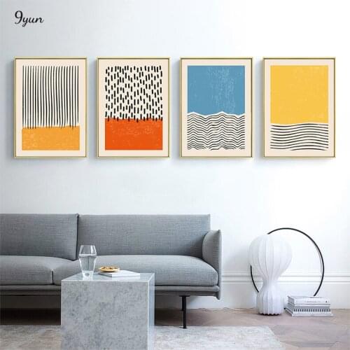 Minimal Geometric Wall Art Modern Hipster Style Poster Prints Canvas Painting Decorative Picture Living Room Interior Decoration