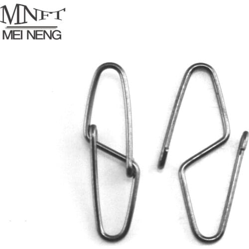 MNFT 200pcs/Lot Fishing Lure Pin Diamond Brooch Connector Swivels Connecting Ring Fast Double Pin Fishing Barrel Swivel Snaps