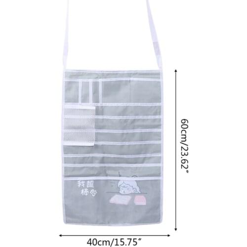 M17F Multifunctional Student Learning Hanging Book Bag Desk Organizer Magazine Holder