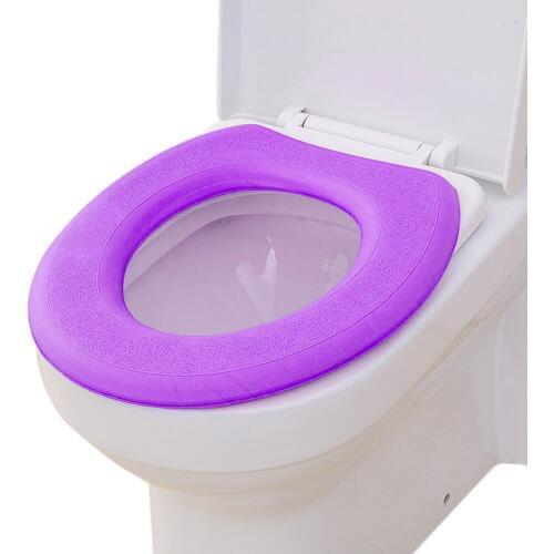New Warmer Toilet Seat Cover for Bathroom Products Cushion Pads Use In O-shaped Flush Overcoat Toilet Case
