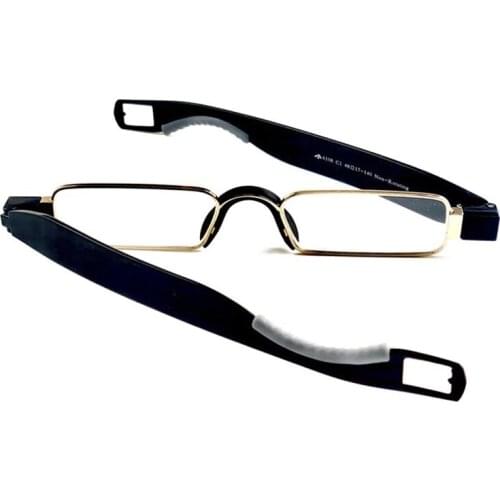 +1.0~+4.0 High Definition Rotary Folding Presbyopic Glasses for Men and Women Portable Anti Blue Light Anti Fatigue Goggles