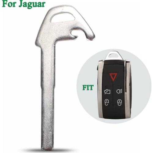 Bilchave Remote Smart Car Key Blade For Jaguar X XF XK XKR FOB Keyless Entry Uncut Key Blade Replacement
