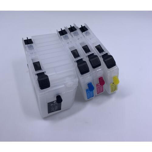 YOTAT (NO Chip) Empty Refillable ink cartridge for brother LC569 LC565 for Brother MFC-J3520 MFC-J3720 printer