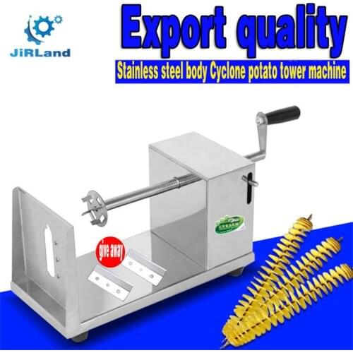 Manual Potato Spiral Cutter Machine Potato Slice Processing Cutting Machine For Making Crisps High Quality