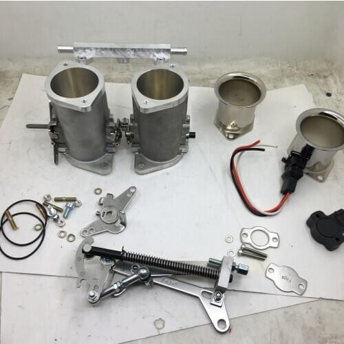 SherryBerg FAJS 50IDF 50MM IDF Throttle Bodies AIR HORNS tps linkage kit 50mm FOR EMPI Weber dellorto carb W/T Injectors 50 IDF