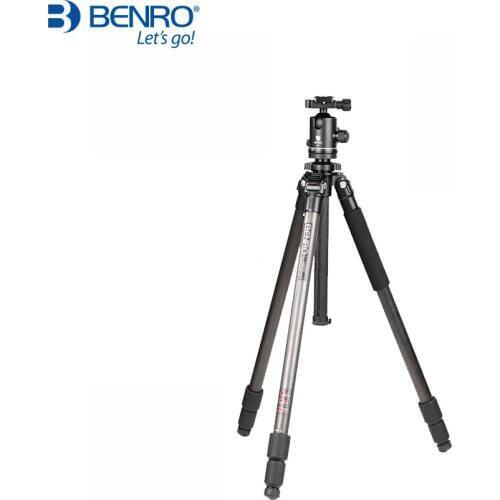 BENRO C2570T C2570TB2 Tripod Carbon Fiber Tripods Universal Support Camera Stands 3 Section Max Loading 1.46kg DHL Free Shipping