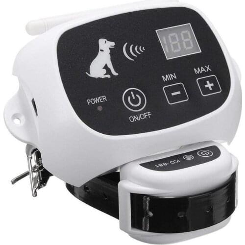 Waterproof Wireless Remote Dog Fence System Pet 0-100 Level Electronic Fencing Device Dog Training Collar Electric Shock