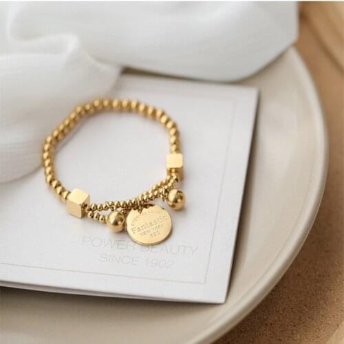 YAOLOGE Bead Bracelets