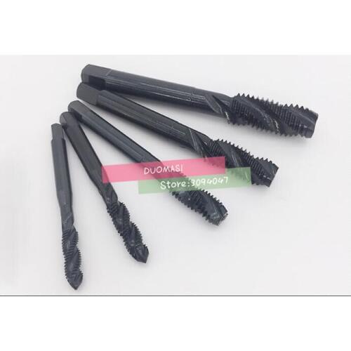 10PCS M2/M2.5/M3/M4/M5/M6/M8/M10/M12 nitride high speed steel spiral tap special stainless steel screw tap ,Thread Tap