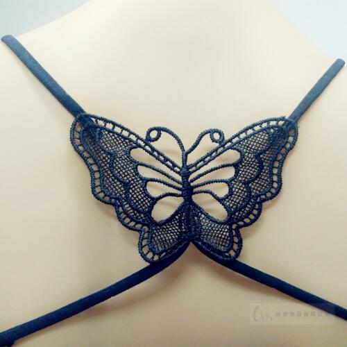 2PCS Sexy Lace Butterfly Flower Cross Back Holder Bra Elastic Straps Black/White/Skin colour/Sky blue/Pink/Fashion bra strap