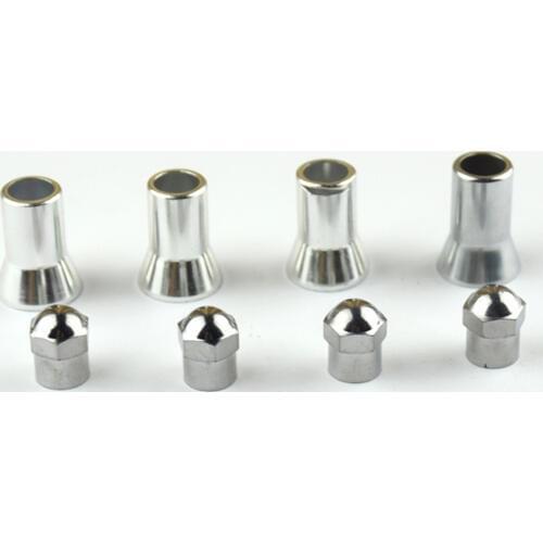 4 Sets Car Truck Wheel TPMS Tire Air Valve Stem Dust Caps With Sleeve Cover