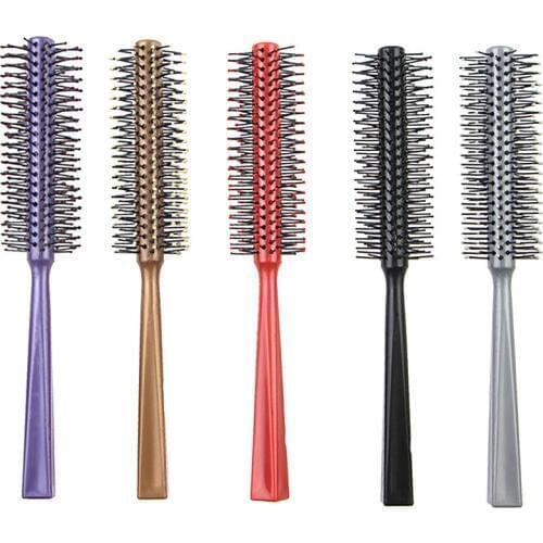 5 Color New Round Hair Comb Curling Hair Brushes Curly Hairbrush Massage Roller Comb Hairdressing Salon Styling Tools