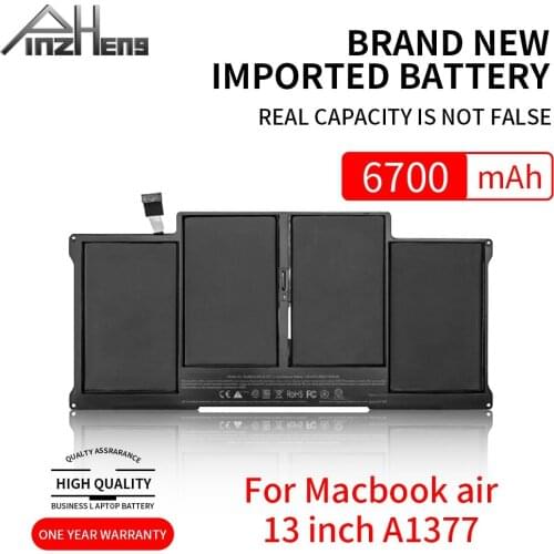 PINZHENG Laptop Battery For MacBook Air 13 Inch A1369 Mid 2011 A1377 A1405 A1466 2012 Mid 2013 A1496 2015 Replacement Battery