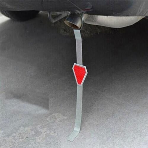 Triangle Shaped Car Grounding Chain Anti-static Strip Metal Electrostatic Belt Prevent Accidents Warning Reflective Tape
