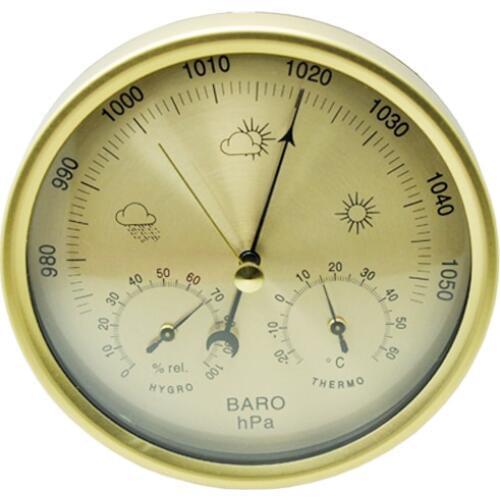 3 in 1 Weather forecast barometer temperature humidity home indoor outdoor wall hanging air weather instrument Mechanical core