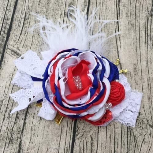 Free Shipping Independence Day Headband Kids Hair Accessories Photo Prop