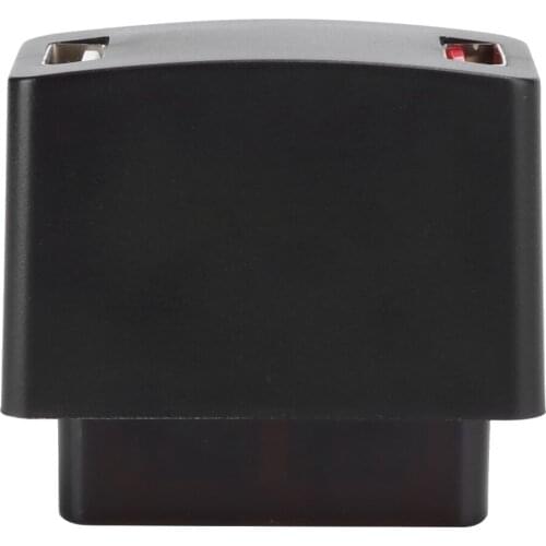 For OBD Mini Vehicle Charger LED Display 12/24V USB Charging 2 Port Computer Fast Charging With Car Battery Voltage Detection