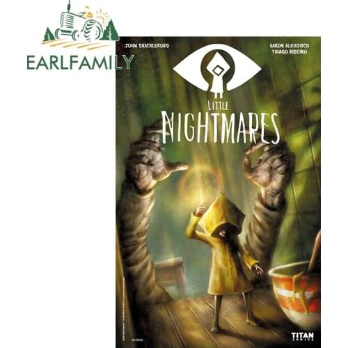EARLFAMILY 13cm x 8.6cm for Lttle Nightmare Escape Car Sticker Custom Printing Vinyl Materialfor Scratch-Proof for RV GTR EVO