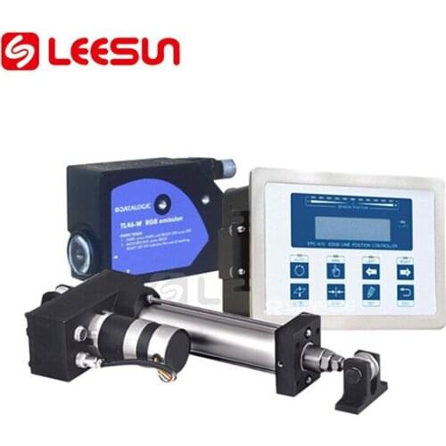 Photo electric photo eye r level sensor for web guiding system
