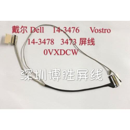 Video Flex cable For Dell Inspiron 14 3476 vostro 14 3478 3473 laptop LCD LED Display Ribbon Camera cable 450.0DR06.0001 0VXDCW