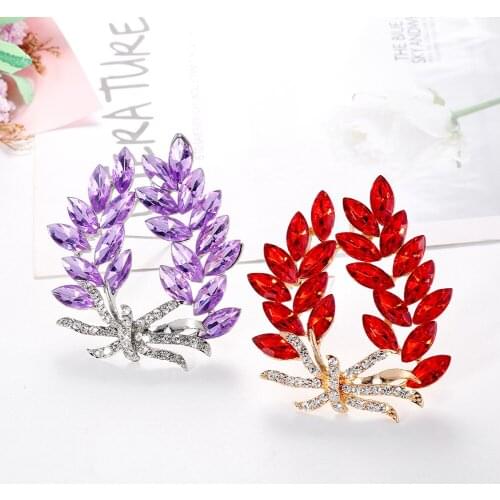 Crystal Brooch Pearl Alloy Pin Collar Badge Corsage Women Hot Jewelry Gift For Girl