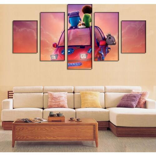2016 New high quality home cartoon oil painting on canvas for all Art Picture Unframed gift free shipping
