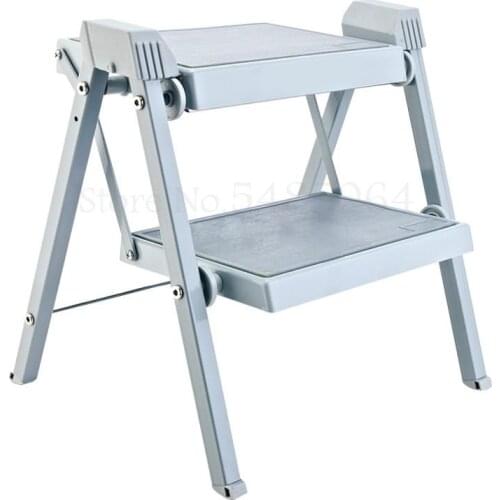 Kitchen Folding Stool Creative Simple Home Multifunctional Dual-use Step Stool Indoor Two-step Thick Portable Step Stool