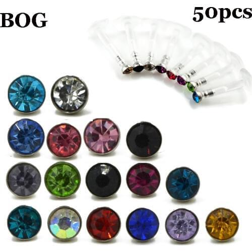 Lot 50Pcs CZ Jeweled Flex Flexible Bioplastic Acrylic Labret Monroe Lip Stud Tragus Cartilalge Earing Piercing Bar Lip Ring 16g