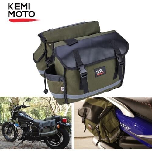 Motorcycle Bag Saddlebag Motorcycle luggage bag Travel Knight Rider For Sportster 883XL 1200 Cruiser For Kawasaki Vulcan MT09