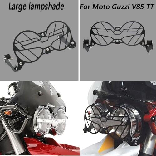 NEW V85TT Motorcycle Headlight Protector Grille Guard Cover Protection Grill For Moto Guzzi V85 TT Can a Folding Accessories