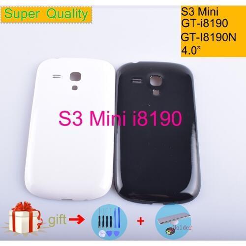 Original For Samsung Galaxy S III S3 MINI GT-i8190 GT-I8190N Housing Battery Cover Back Cover Case Rear Door Chassis Shell