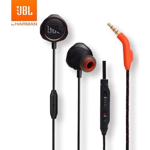 JBL QUANTUM50 Wired In-ear Gaming Earphone E-sports Headset with Mic for Mobile/PlayStation 4/Nintendo Switch/iPhone/ Mac//VR