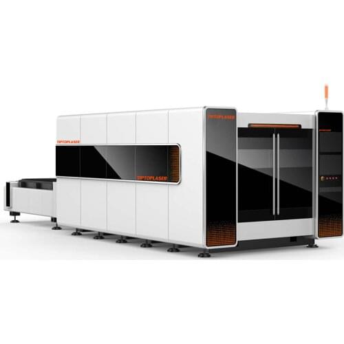 Factory direct Laser 15KW high power fiber laser cutting machine With Exchange Table and cover