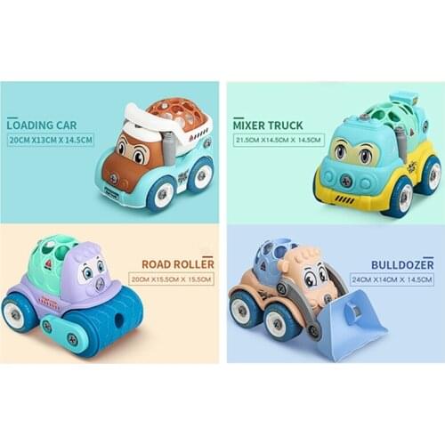 Take Apart Toys Construction Truck Cartoon Vehicle Cars Stem Building Toy DIY Engineering Learning Educational Set