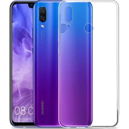 Silicone Case For Huawei P Smart 2019 Soft Clear Back Cover For Huawei P Smart 2019 POT-LX1 6.21inch Ultra Thin Phone Case