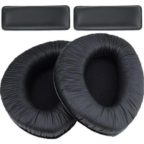 Headset Replacement Foam Earpads+Headband Kussen Pads for Sennheiser RS160 RS170 RS175 RS180 RS185 RS195 Headset Sponge cover