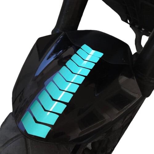 Arrow Design Mint Green 3mudguard Helmet Sticker CinarExtreme
