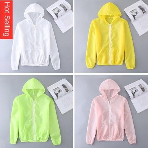 Men Women Outdoor Sports Fishing Anti-UV Quick Drying Skin Cloth Coat Sunscreen Clothing Long Sleeve Hooded Ultrathin Sweatshirt